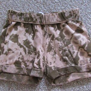 Frame Tie-Dye Cotton Shorts Womens Size Small